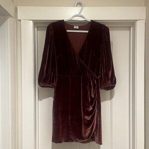 Wilfred Velvet Mini Dress Size 4